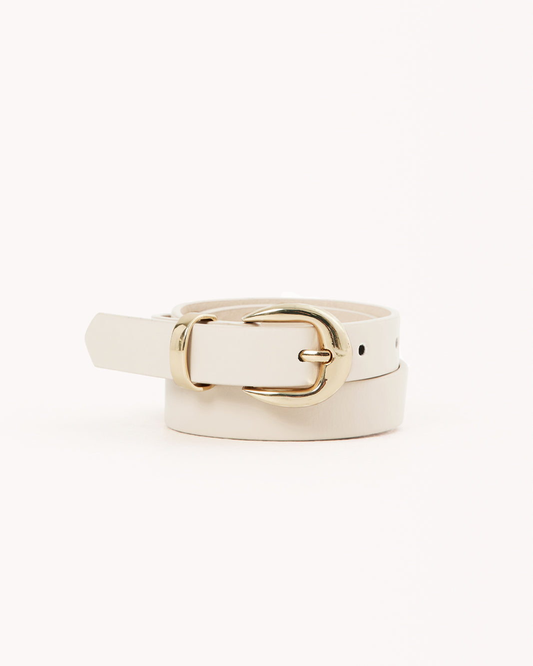 BELLA BELT - BONE-GOLD