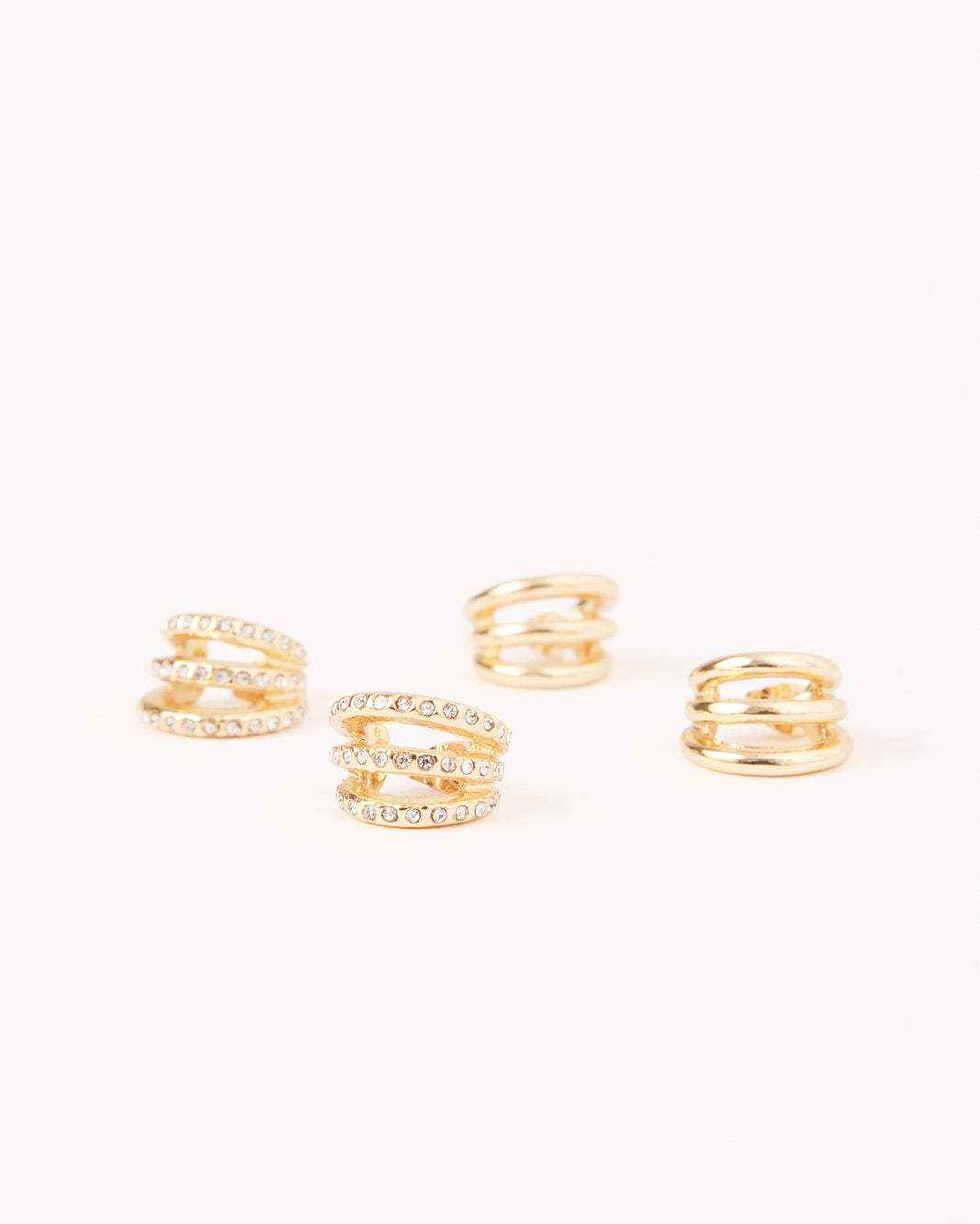 DAISY EARRINGS 2 PACK - GOLD PLATED 18K